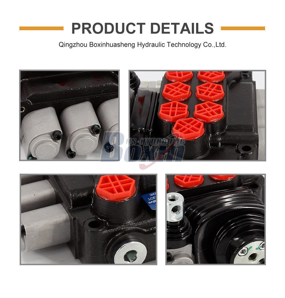 ZT12-OT Joystick 3 Spool Hydraulic Control Valve detailed image
